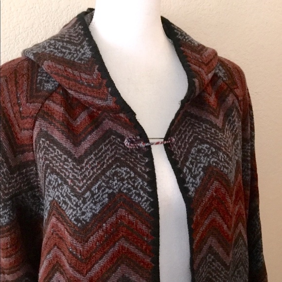 Anthropologie Coat Jacquard Long Jacket - Picture 5 of 8